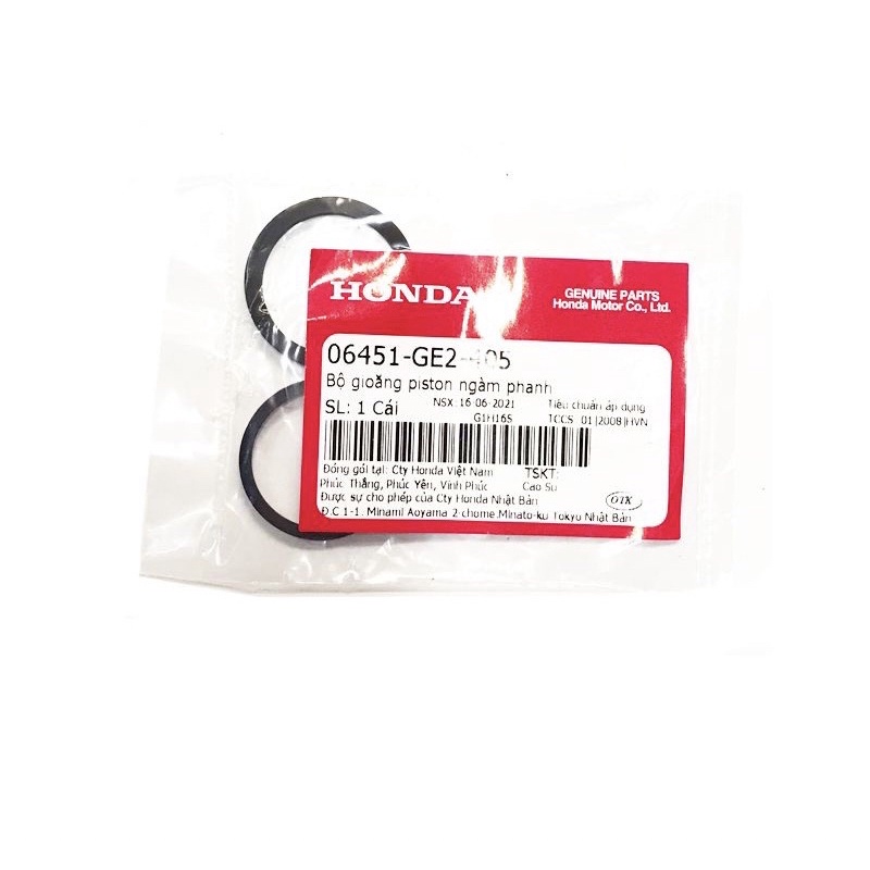 Bộ phốt gioăng pít tông (piston) ngàm trước phanh HONDA SH 125 / SH 150 / SH 2012 2017 2020 / SH ý / SH Mode / PCX 2011