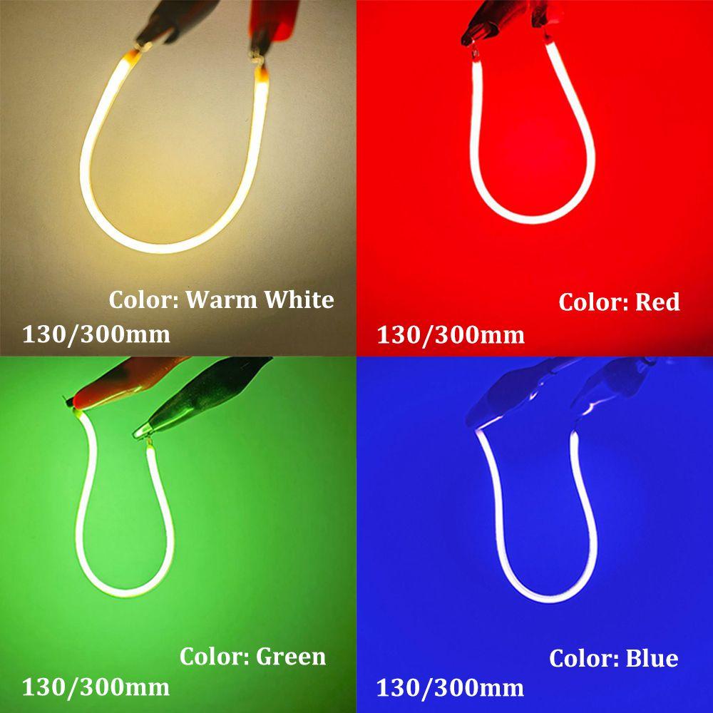 Dây Đèn Sợi Tóc Linh Hoạt 130 / 300mm DC3V Cho Bóng Đèn LED Edison