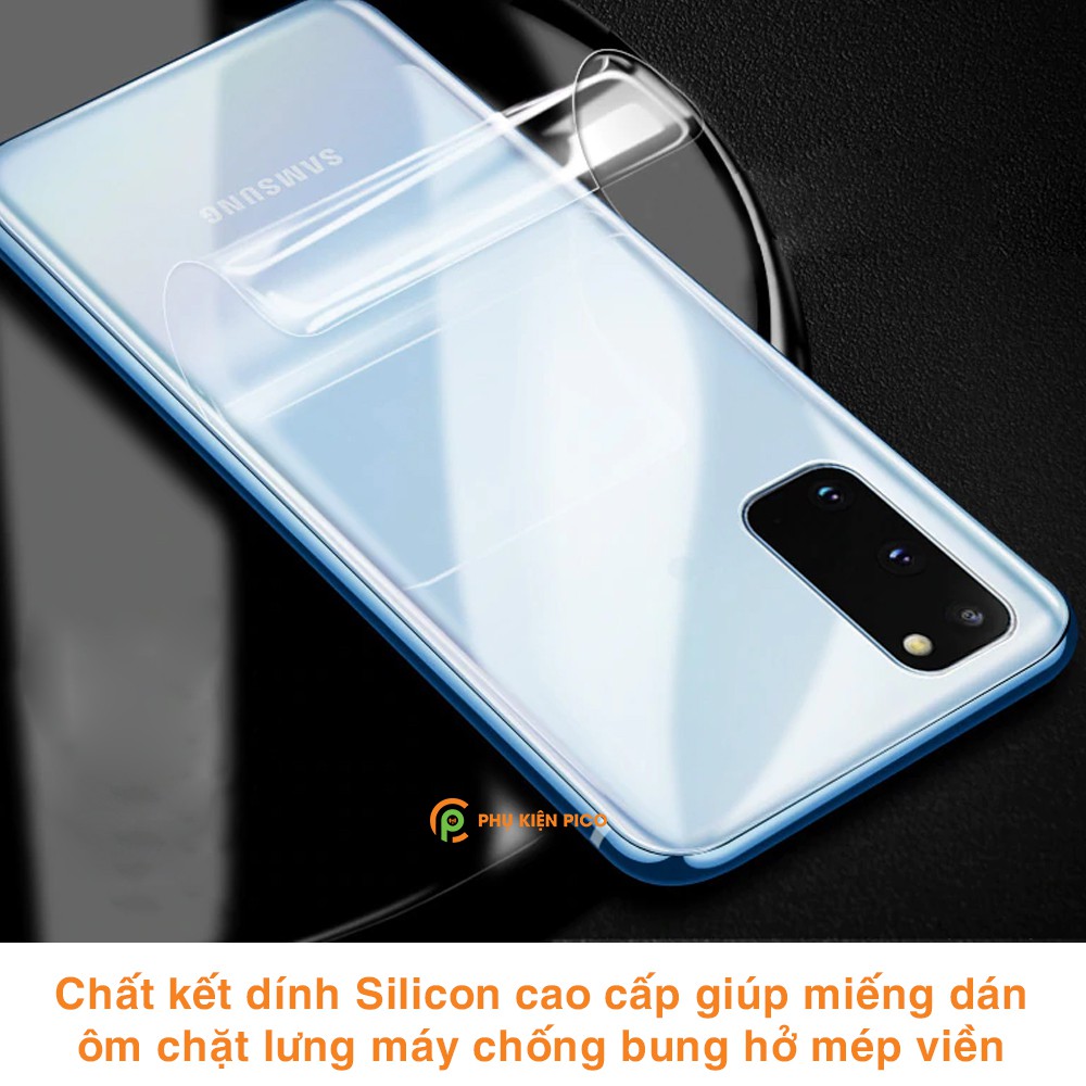 Dán lưng Samsung S20 Plus dẻo trong suốt PPF full mặt lưng chính hãng Mibo - Dán dẻo Samsung Galaxy S20 Plus