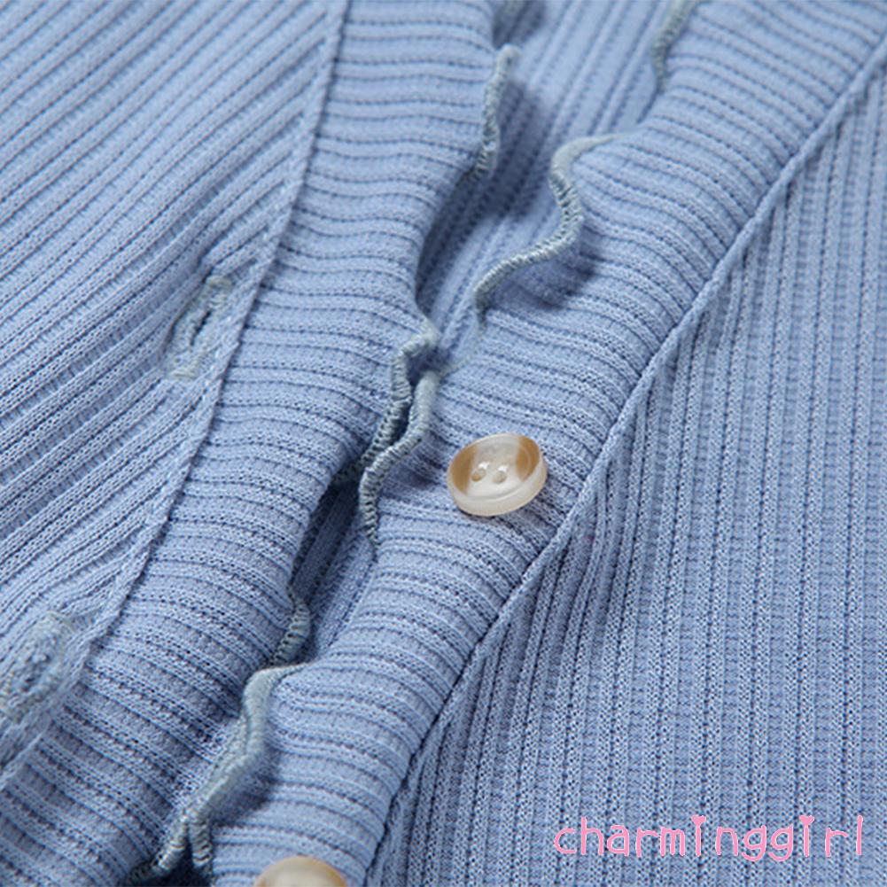 Áo Cardigan Ngắn Tay Quyến Rũ Thời Trang Dành Cho Nữ