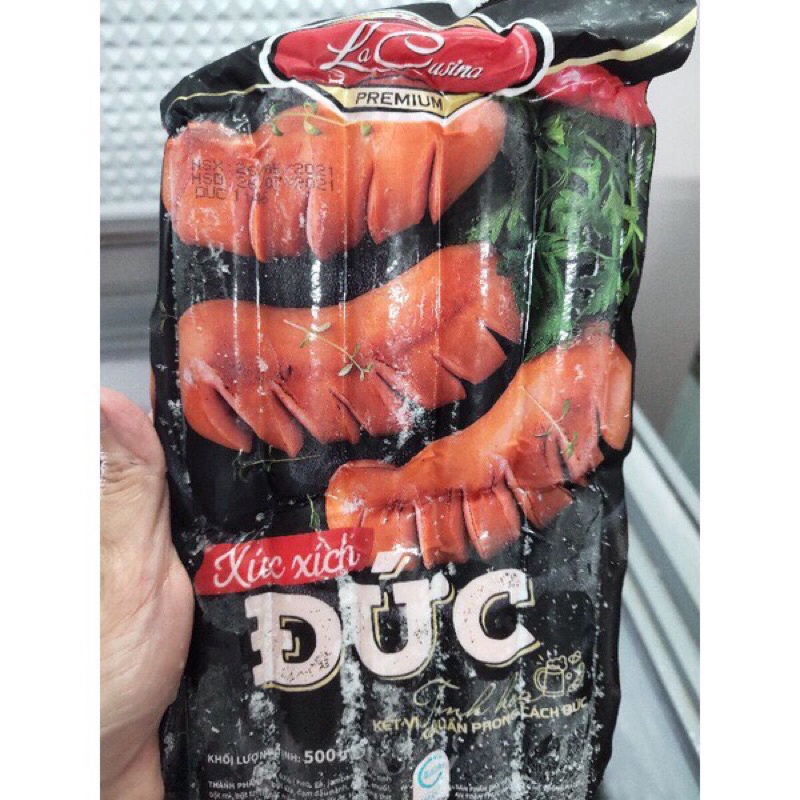 Xúc Xích Đức 500gr/10 cây(ship HCM)