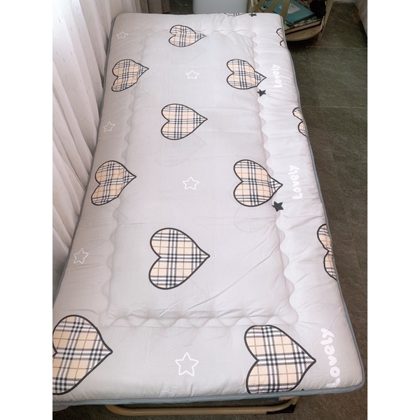Đệm ngủ văn phòng gấp gọn tiện lợi, topper văn phòng size 90x190cm đa năng