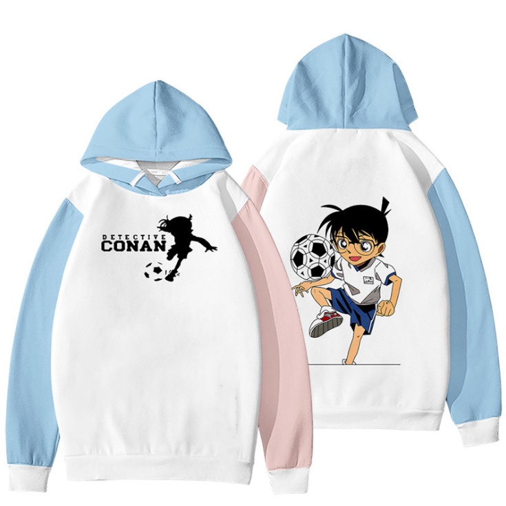 Áo Khoác hoodie Tay Dài Dáng Rộng In Hình Thám Tử Conan 3D Phong Cách Nhật Bản Thời Trang Cho Nam Và Nữ