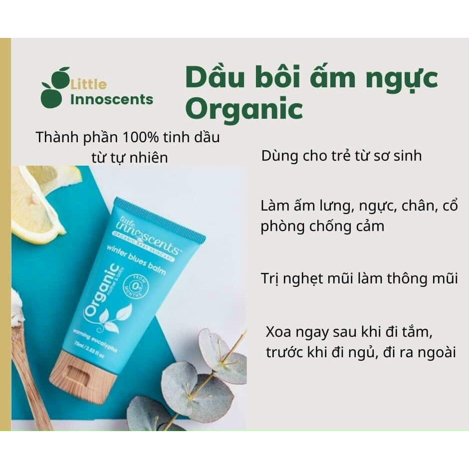 Dầu bôi ấm ngực Organic