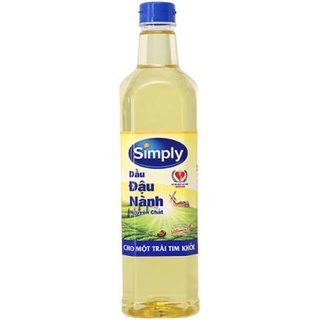 Dầu ăn Simply 1L và 2L