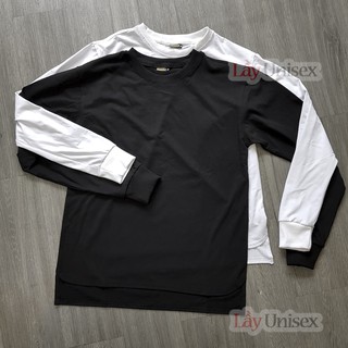 COMBO 2 Áo Longtee Sole tay dài Trắng+Đen