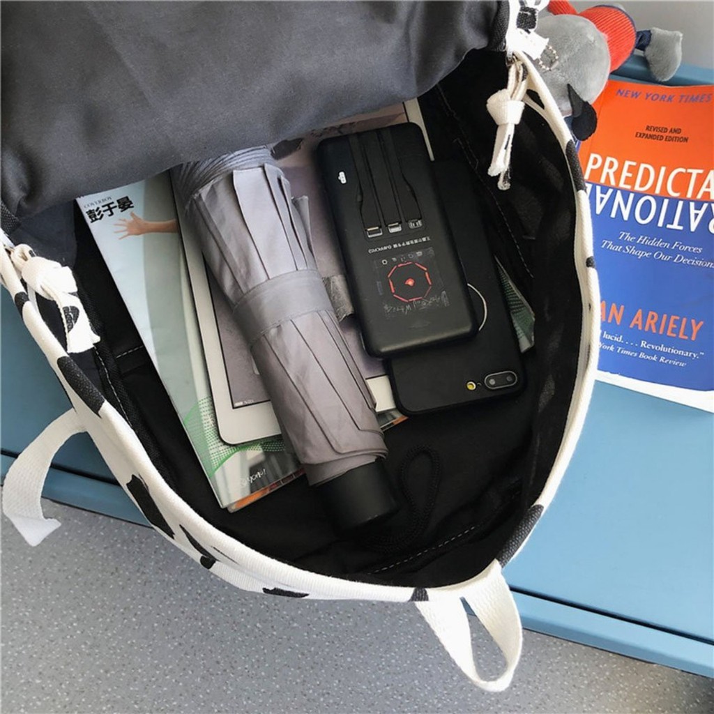 Balo UNIBAG phong cách thời sinh viên.học sinh hoạ tiết ngựa vằn siêu cá tính -HOTTRED nhất hiện nay BL608