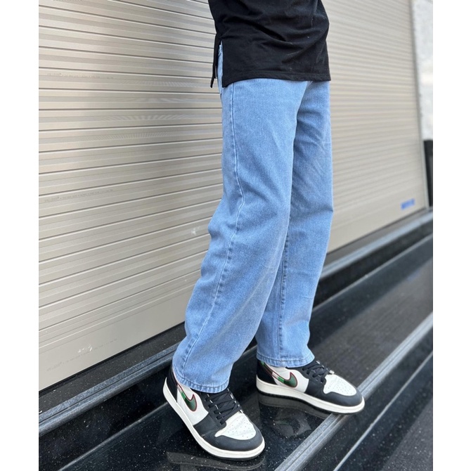 Quần jean Baggy ống đứng nam,nữ Hottrend vải SIÊU MỀM MỊN CỰC HOT 🔥 | BigBuy360 - bigbuy360.vn