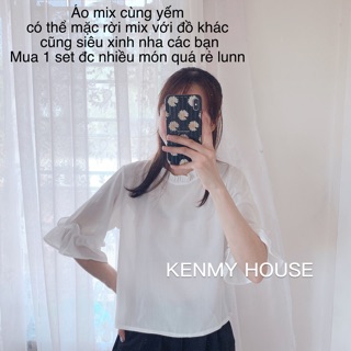Set áo và yếm dây ( hình thật )