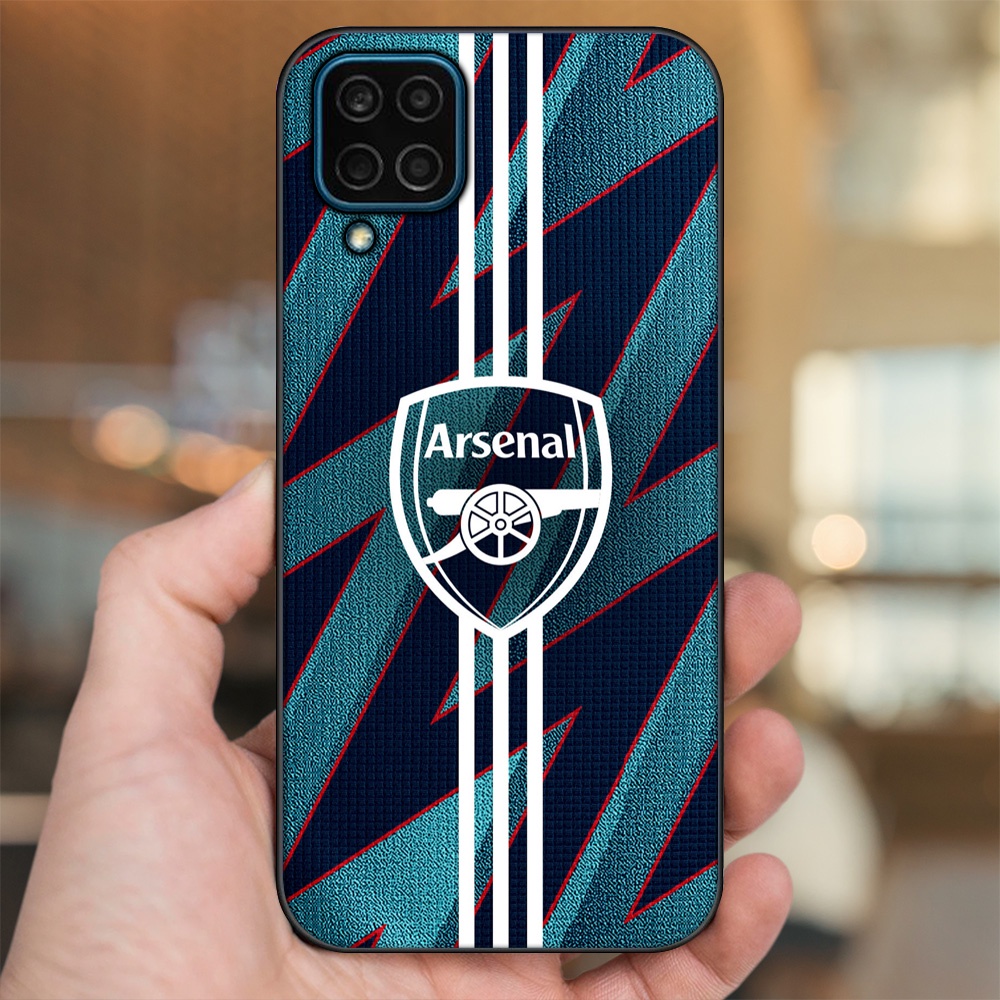 Ốp lưng Samsung M32, M33, M53, M62 viền đen in hình Arsenal FC