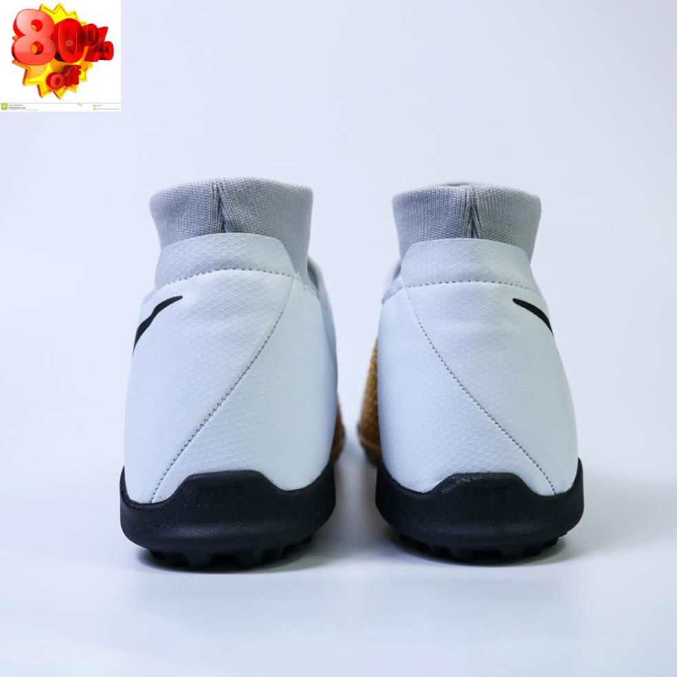 ( Bão Sale ) Giày đá bóng cỏ nhân tạo PVE giấu dây cao cổ Hot NEW ⁶ ' ( ⁶ ' ! . ! $ !