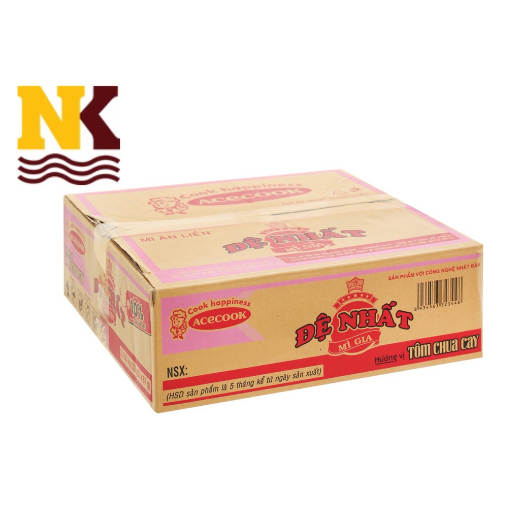 Mì đệ nhất tôm chua cay 83g x 30 gói