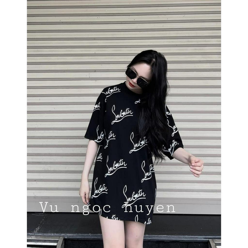 Áo Phông 3158 Cổ Tròn In Kín Hottrend Dáng Rộng Nam Nữ Unisex Bigsize Ngắn Tay