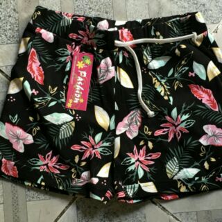 Quần short kaki hoa