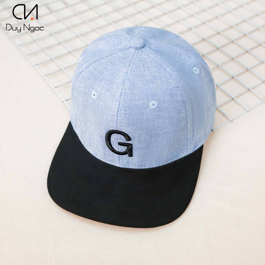 Nón Kết Nam HIPHOP Màu Chữ Cái Duy Ngọc Cao Cấp, phong cách thời trang -UNISEX-hàng chính hãng (7710)