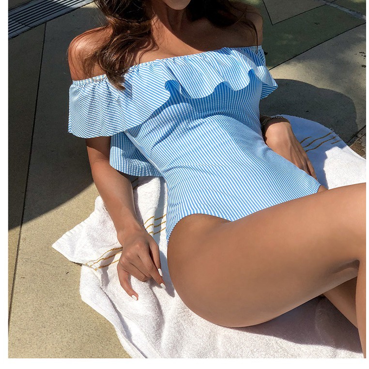 1 mảnh trễ vai sọc xanh/hồng | BigBuy360 - bigbuy360.vn