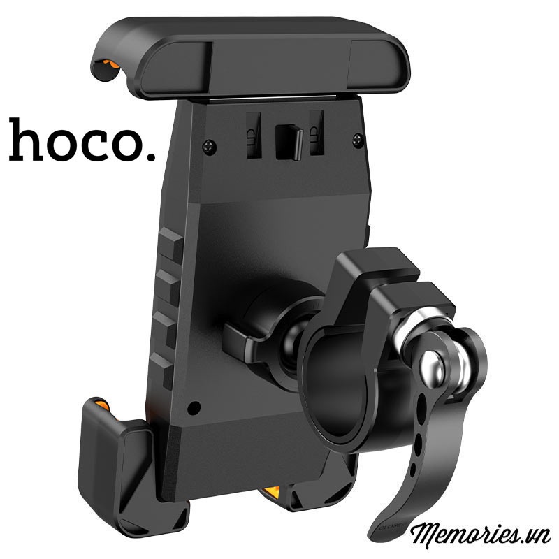Combo giá đỡ điện thoại Hoco CA93, CA73, HK45 + Tẩu Sạc Z45A - Chính hãng chất lượng cao cho xe máy, mô tô, ô tô, xe đạp
