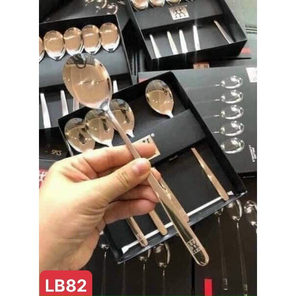 SÉt 5 thìa inox ZWILLING CAO CẤP HÀNG XUẤT NGOẠI SIÊU BỀN ĐẸP