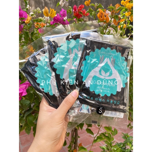 Găng Tay Cao Su Đen Làm Hóa Chất Cho Thợ Tóc Chuyên Nghiệp