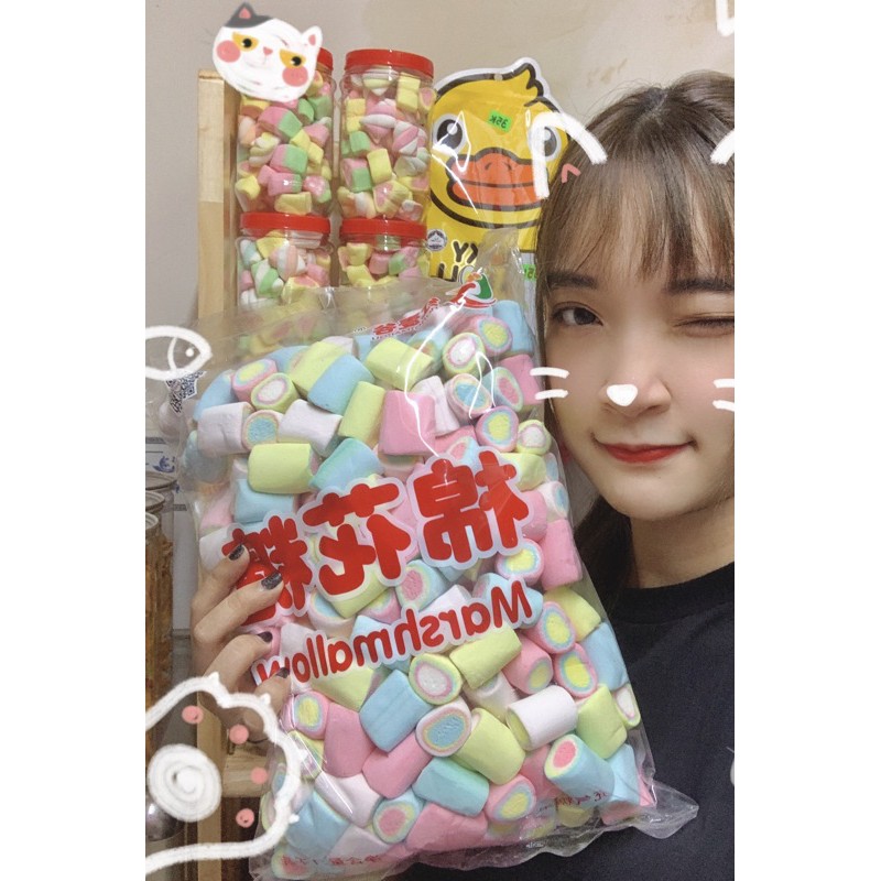 Kẹo Bông Xốp Marshmallow chính hãng 1kg