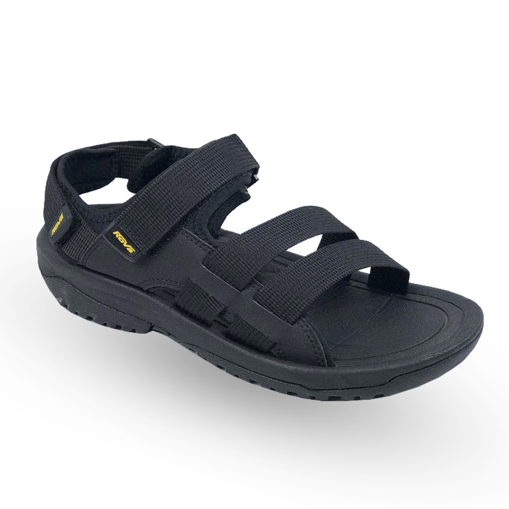 [Mua Kèm Áo Thun 0Đ] Giày Sandal Nam Đế Đúc Quai Dù Hiệu Rova - RV668 Đen