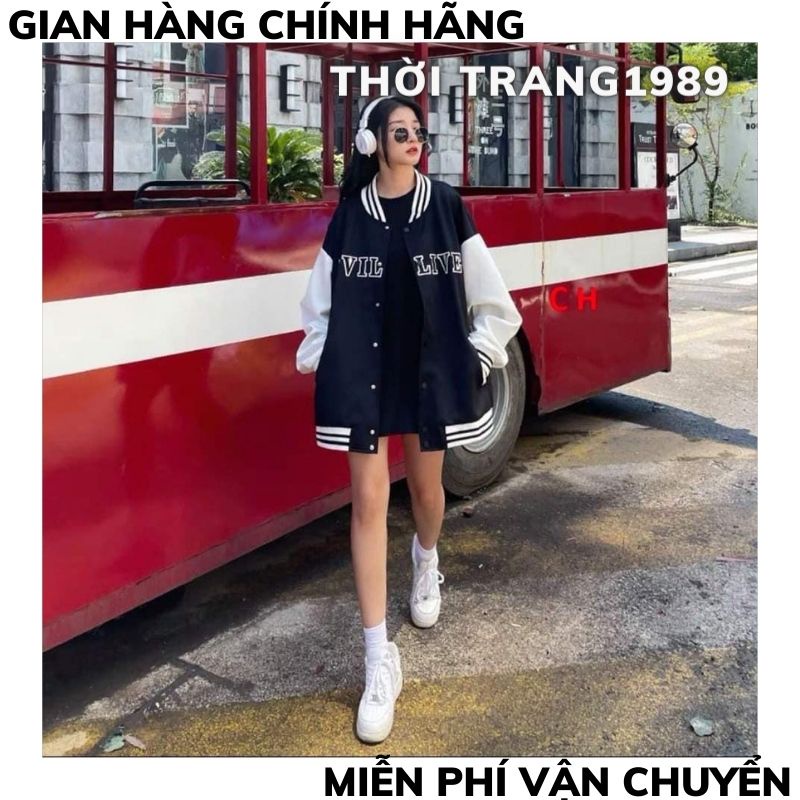 Áo Khoác Dù BOMBER MAR.CUS. Ulzzang Unisex ,áo khoác hàn quốc ulzzang thời trang 1989