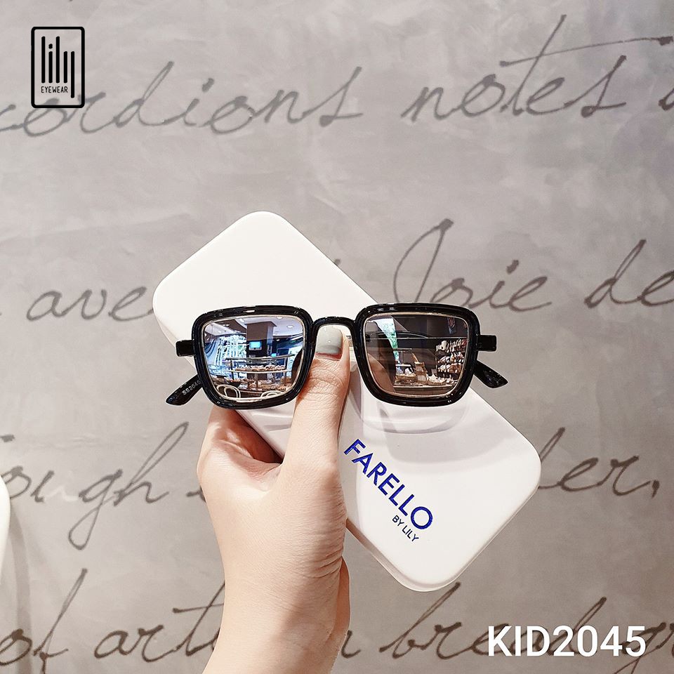 Kính mắt cho bé trai bé gái từ 1-7 tuổi Lilyeyewear, chất liệu bền đẹp, màu sắc đa dạng - KID 2045