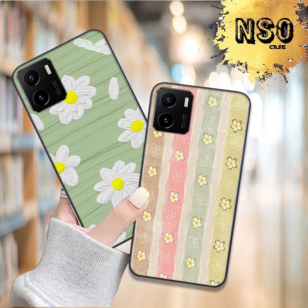 Ốp Vivo Y15s in hình họa tiết hoa lá đẹp lạ