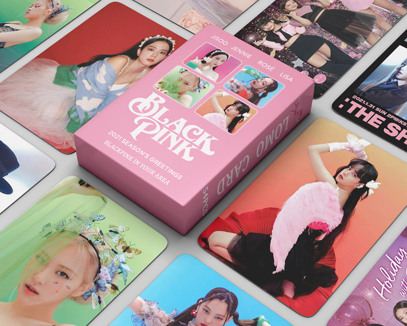 54 Ảnh Lomo Card Nhóm Nhạc BLACKPINK Mùa 2021