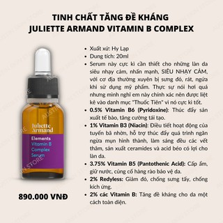 Tinh Chất Làm Khỏe Da Juliette Armand Vitamin B Complex 20ml