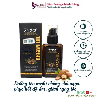 Meiki tinh dầu dưỡng tóc Meiki serum dưỡng tóc uốn Meiki argan oil, Mỹ phẩm tóc yến nhi DT08