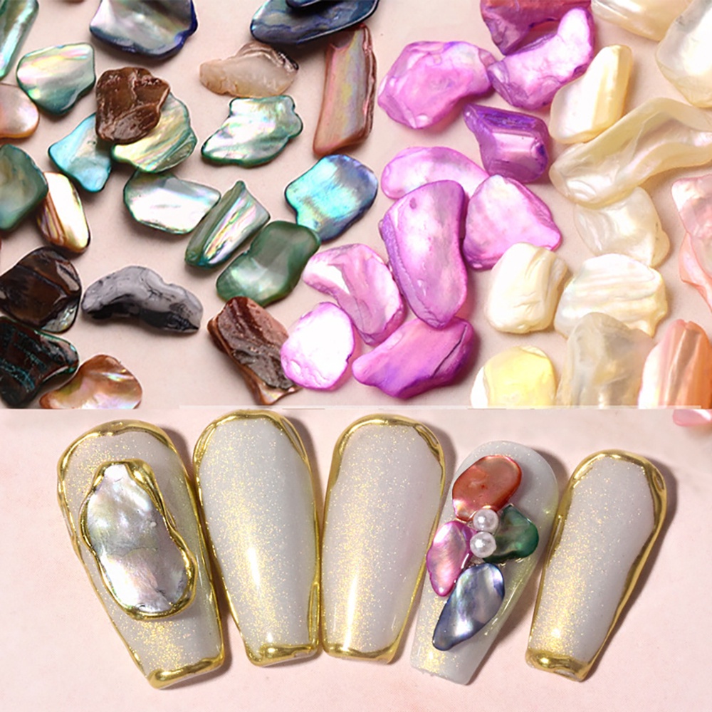 [Hàng mới về] Hộp phụ kiện vỏ sò 3D dùng trang trí móng nghệ thuật