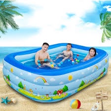 Bể Bơi Phao Hơi Cho Bé, Hồ Bơi Bơm Hơi Thành Cao Đủ Size Cho Trẻ Em