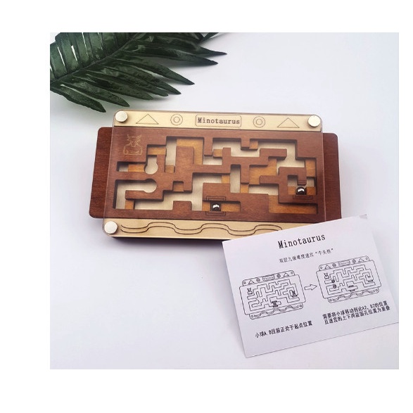 Đồ chơi trí tuệ_Thử thách trí não_Minotaurus - Sliding Puzzle_Hack não &amp; Xoắn não_IQ Toy_Giải đố_Thông minh_Tư Duy Logic