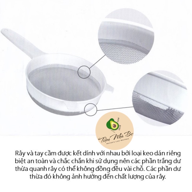 Rây lọc cháo Hàn Quốc cho bé tập ăn dặm, rây cháo an toàn cho bé