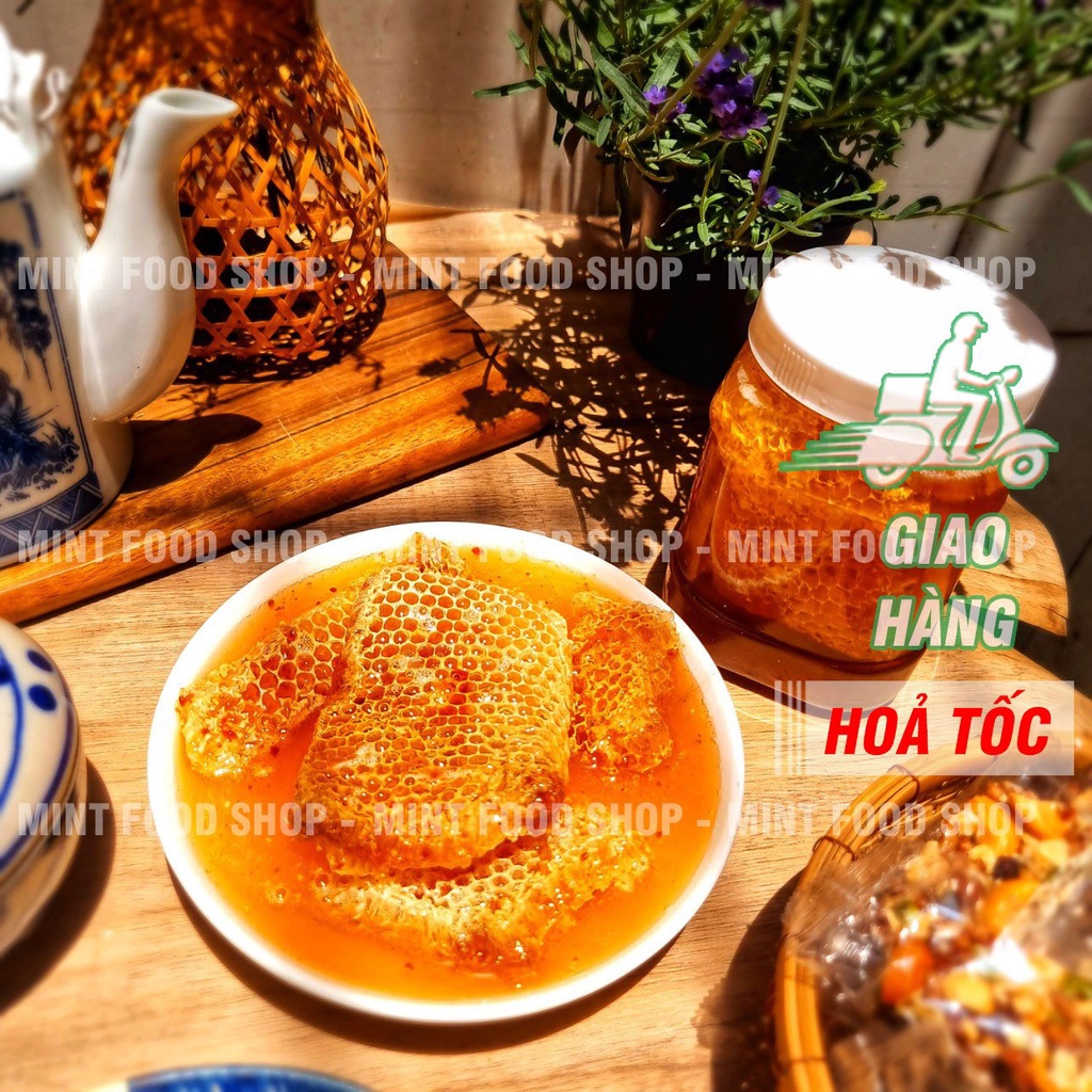 Mật Ong Nguyên Tổ Hộp 1KG - 1,2KG (Mật Ong Bánh Tổ/ Mật Ong Nguyên Sáp)