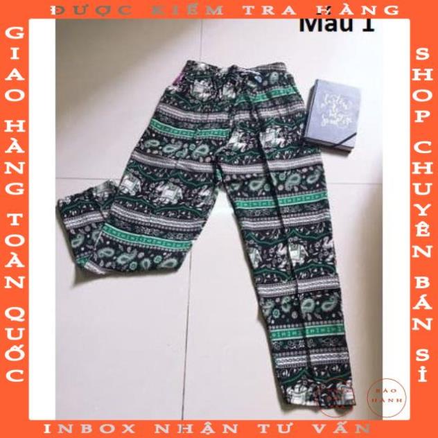 Quần lanh dài xuông gấu (Alibaba) chungmo