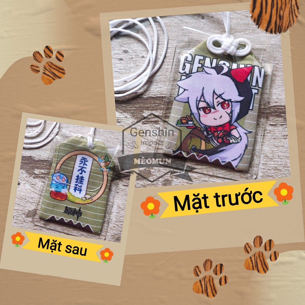 Túi may mắn Omamori nhân vật Razor game Genshin Impact B1