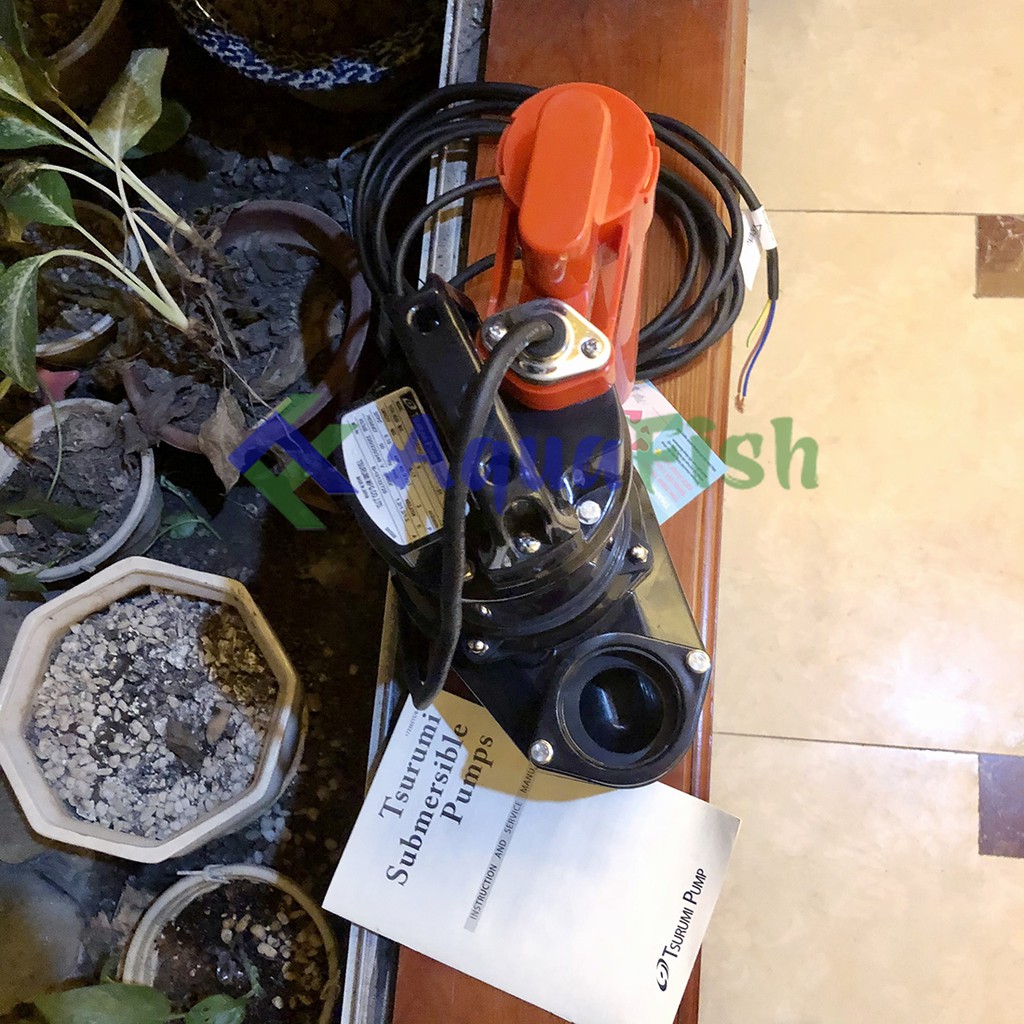 Máy Bơm Nước Hồ Cá Koi Tsurumi 50w, 100w, 150w, 200w, 400w, 750w xuất xứ Nhật Bản (dùng bơm luồng, bơm thác, bơm xả cặn)