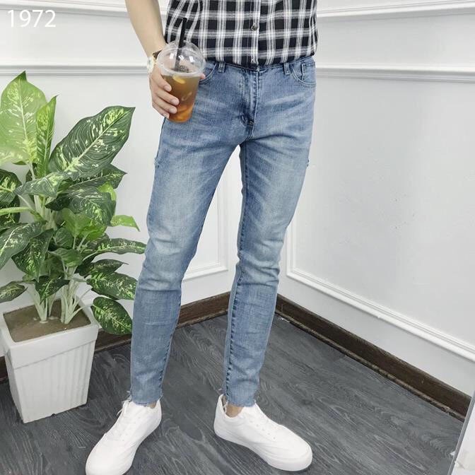 Quần jean nam dài, quần bò nam chuẩn form slimfit nhiều kiểu mới năng động phong cách