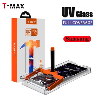 Kính cường lực UV T-MAX cho Samsung Galaxy S24 S23 S22 S21 S20 Ultra S20+ S10 S10+ S9 S9+ S8 S8+ Plus Pro 5G