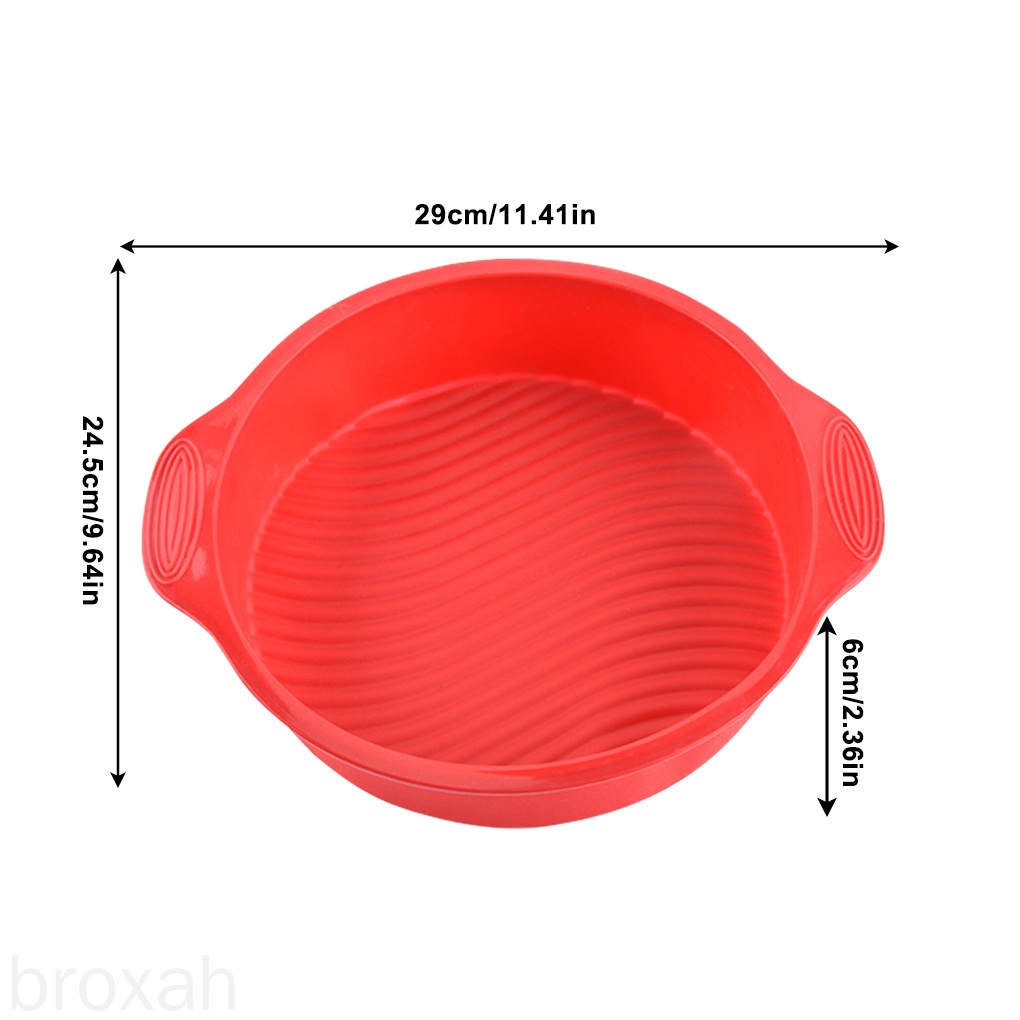 Khuôn Silicone Làm Bánh Hình Tròn Chống Dính Tiện Dụng