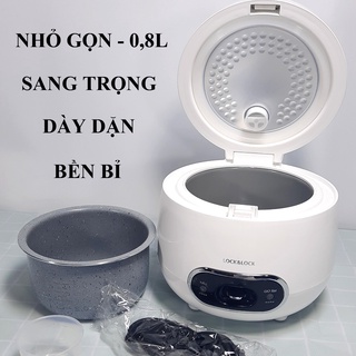 [Hàng chính hãng] Nồi cơm điện Lock and lock - 0,8L - Nồi cơm mini đa năng