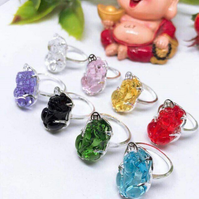 Nhẫn Nghê Đủ Màu Đủ Mệnh