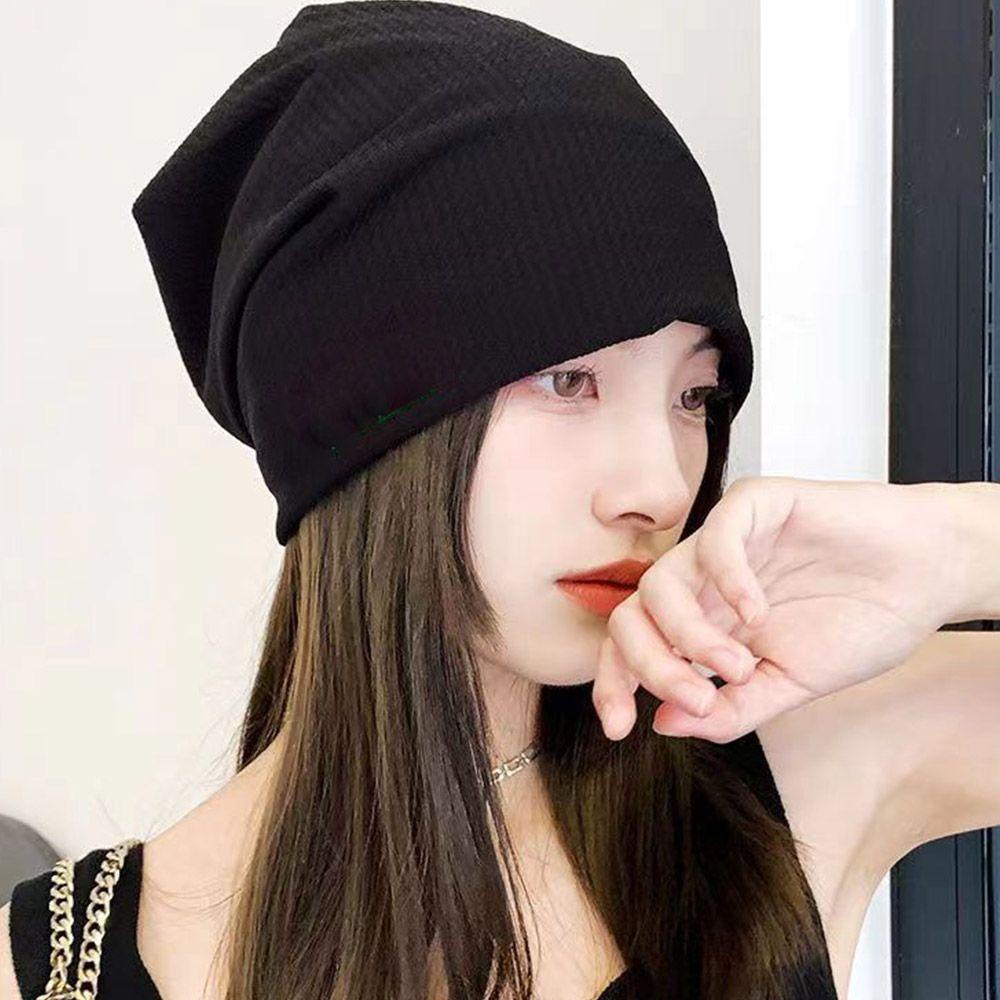Mũ Beanie Dệt Kim Màu Trơn Dễ Thương 5 Màu Lựa Chọn Cho Nam Và Nữ