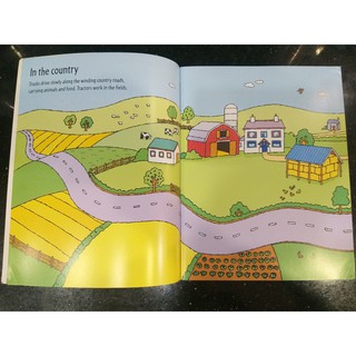 Bộ nhập - Usborne sticker book - Trucks