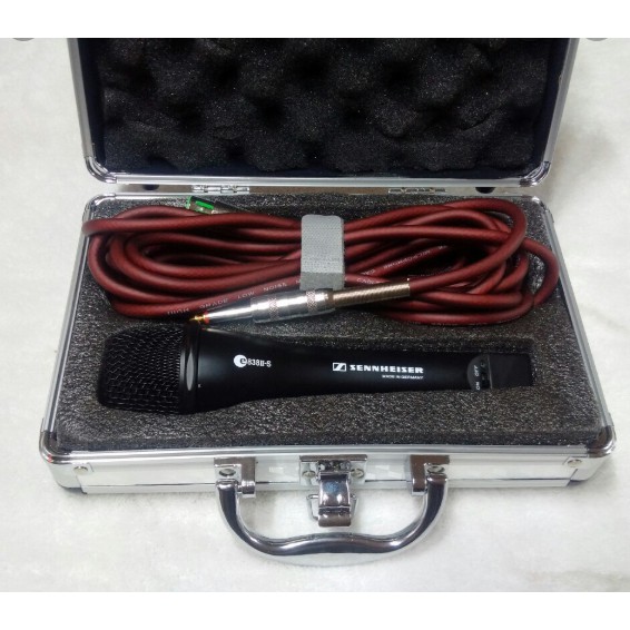 Micro karaoke gia đình SENNHEISER 838II S - HÀNG NHẬP KHẨU tiếng ca trong trẻo công nghệ chống hú cao bắt âm tốt bh 12t