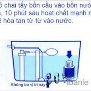 Chai thả két nước bồn cầu