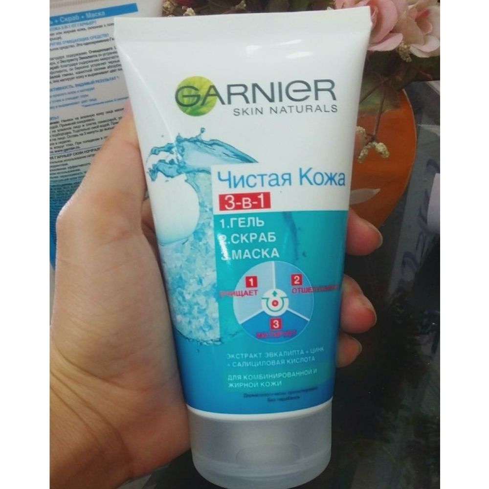 Sữa rửa mặt GARNIER 150ml tẩy da chết, đắp mặt nạ - Chính hãng Shop Mecici