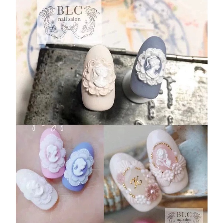 Khuôn trái tim silicon, khuôn trang trí móng hình cô gái, khuôn silicon bướm